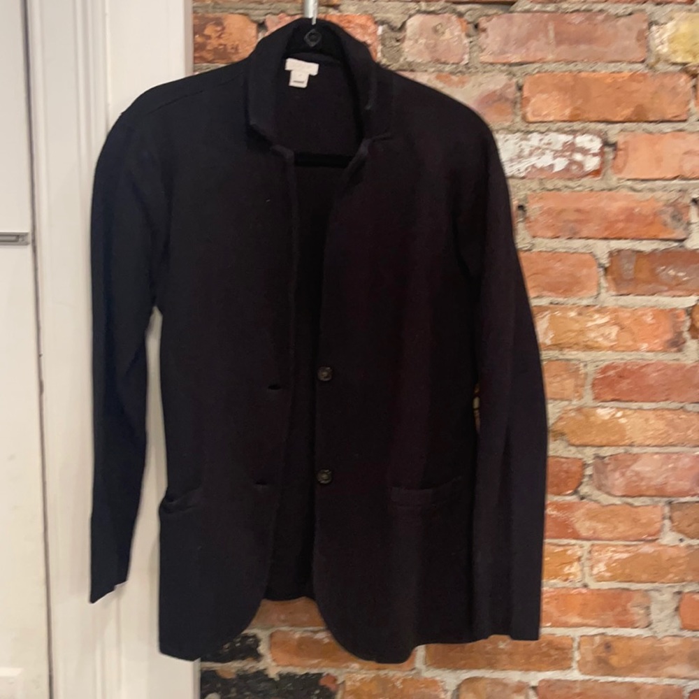 J Crew women’s size M sweater black blazer